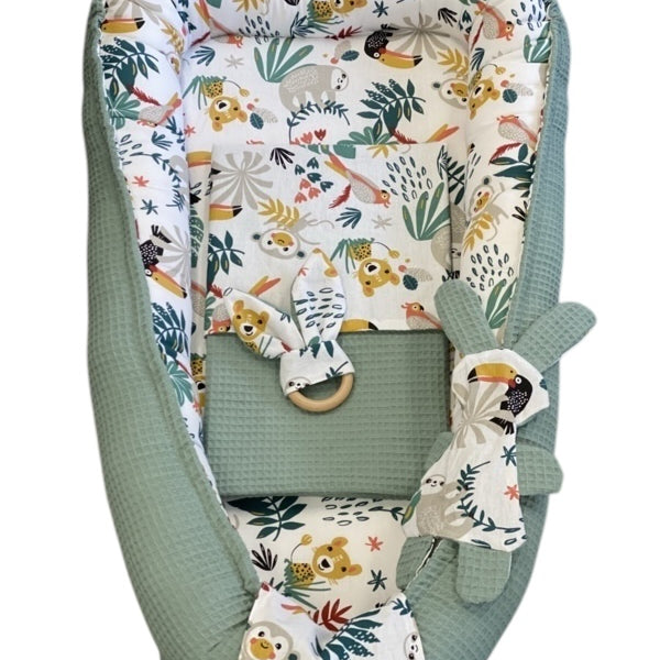 Babynestjes oud groen jungle