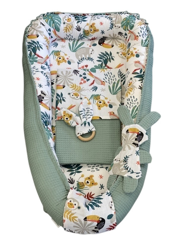 Babynestjes oud groen jungle