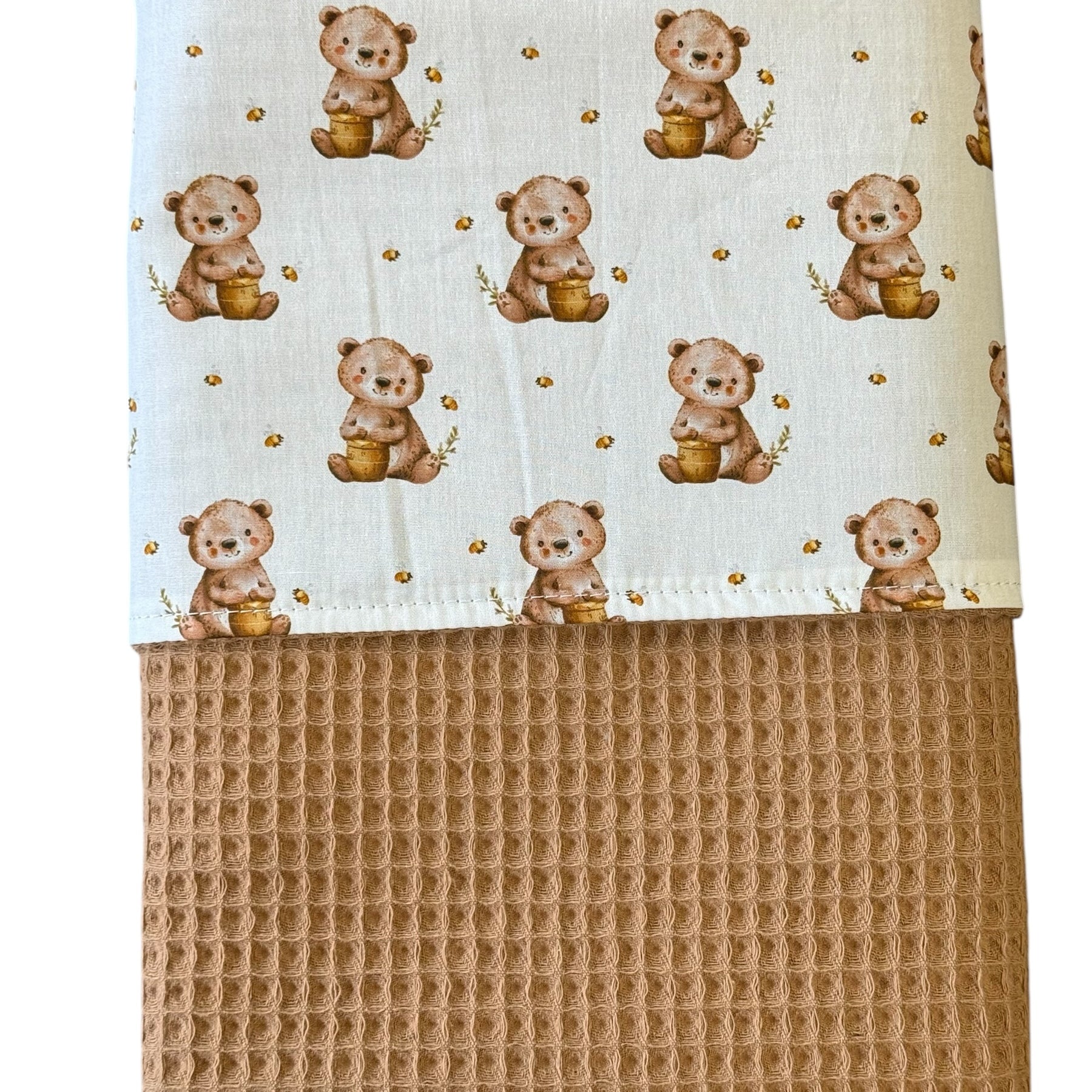 Baby deken kinderwagen deken wieg deken camel beer met honing