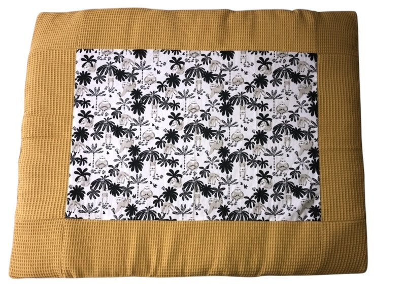 Boxkleed okergeel luiaard