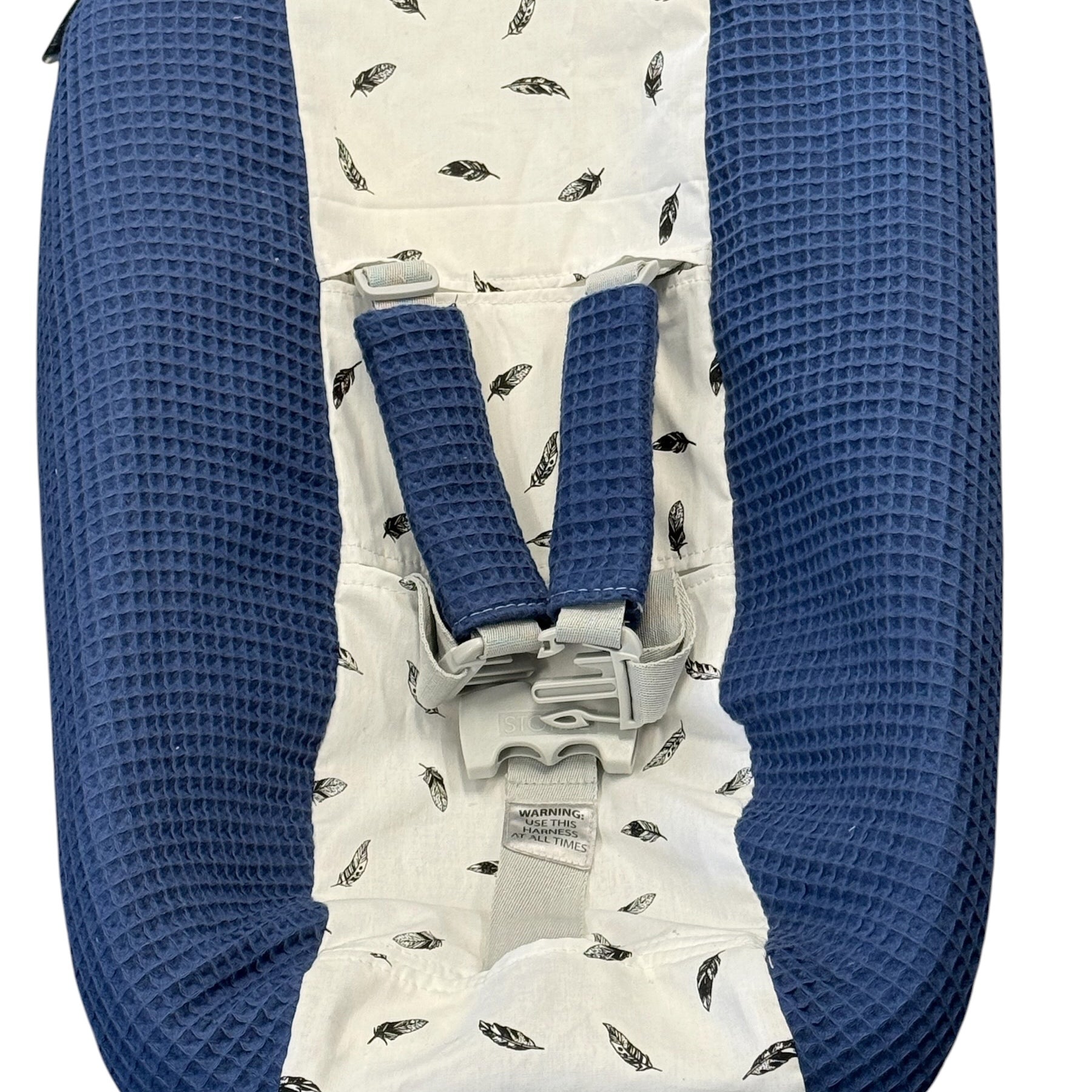 Stokke newborn hoes blauw kleine veertjes