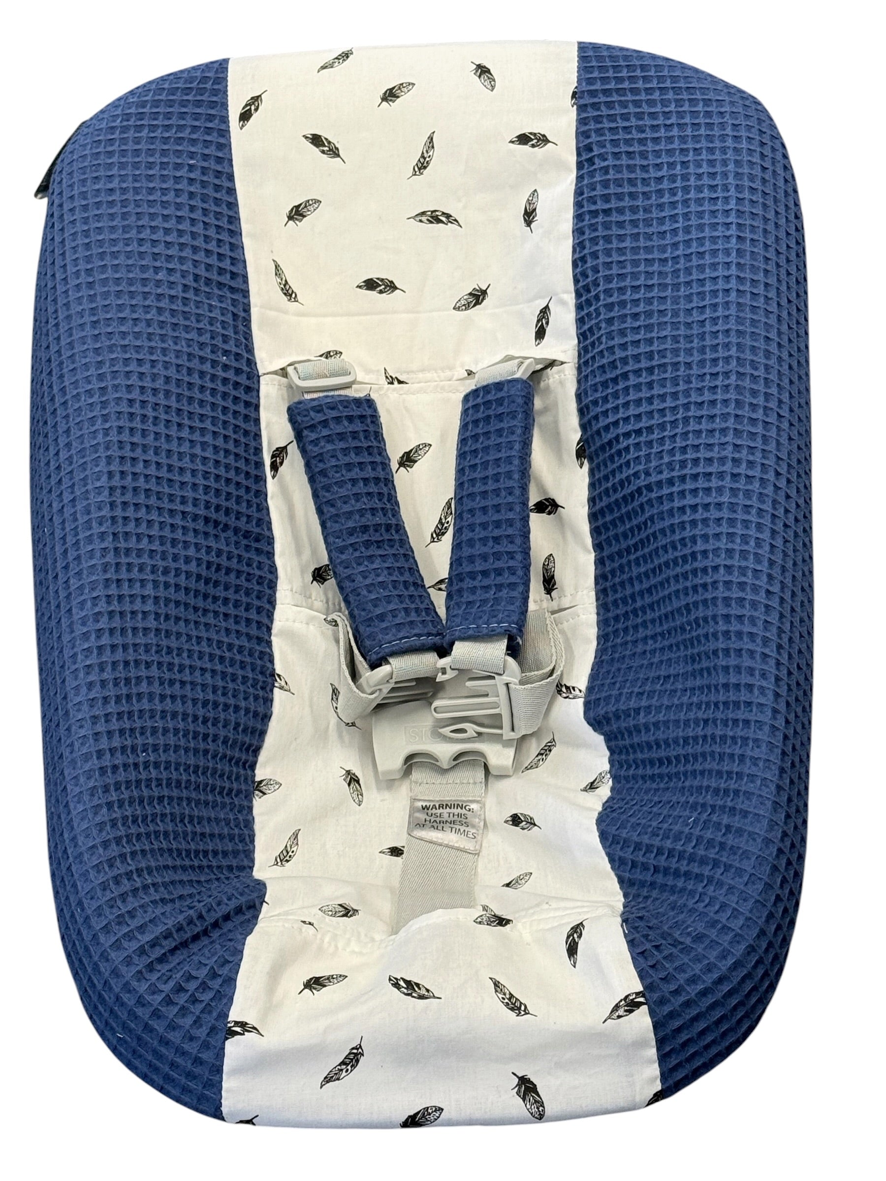 Stokke newborn hoes blauw kleine veertjes