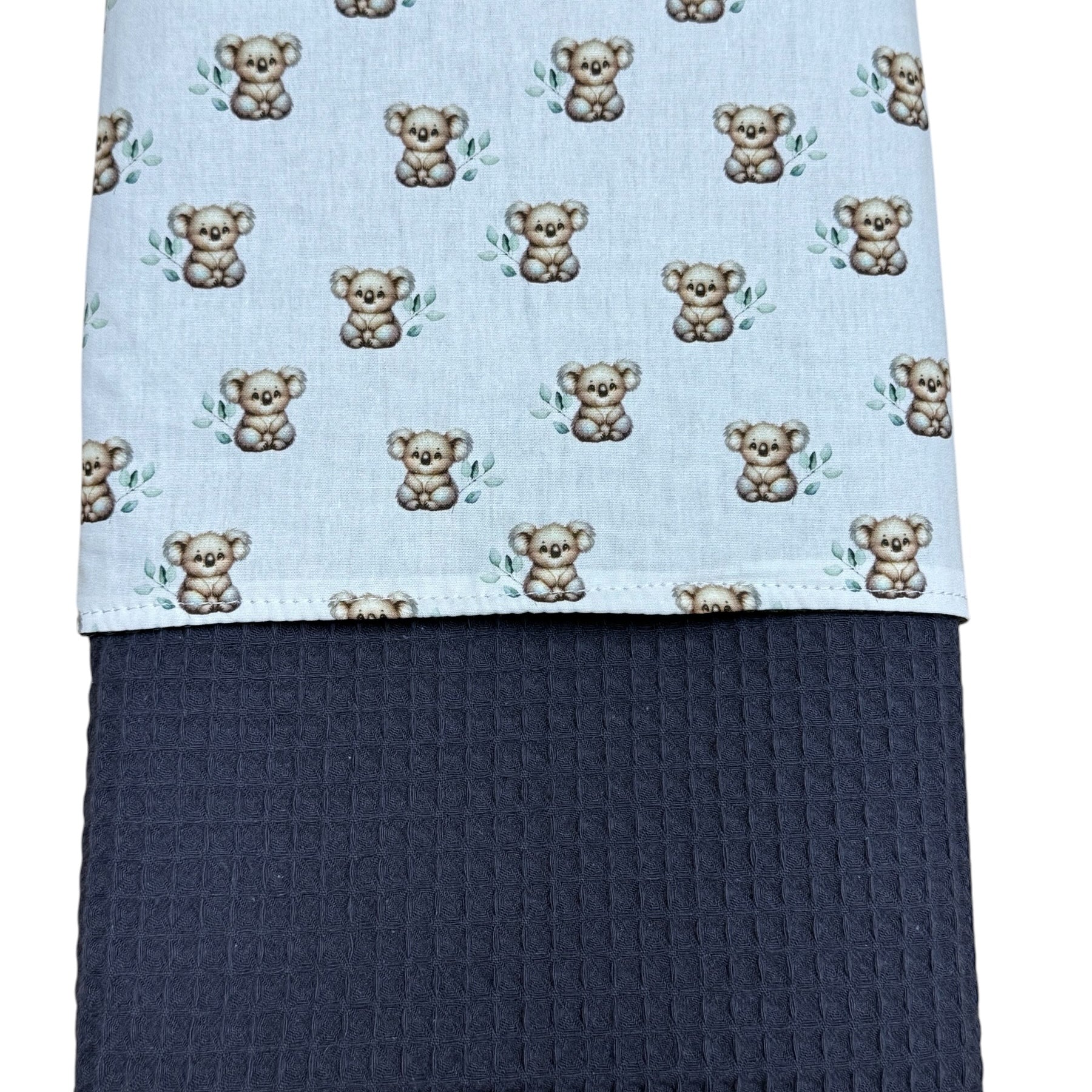 Baby deken kinderwagen deken wieg deken donker blauw koala