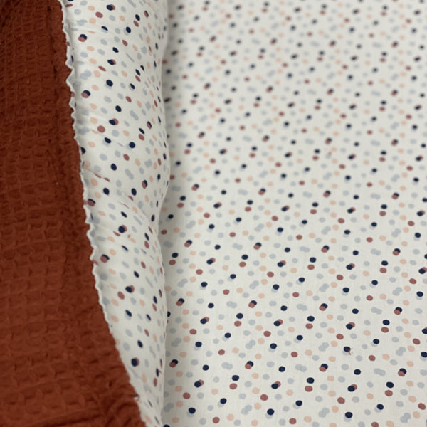 Babynestjes koper gekleurde stippen