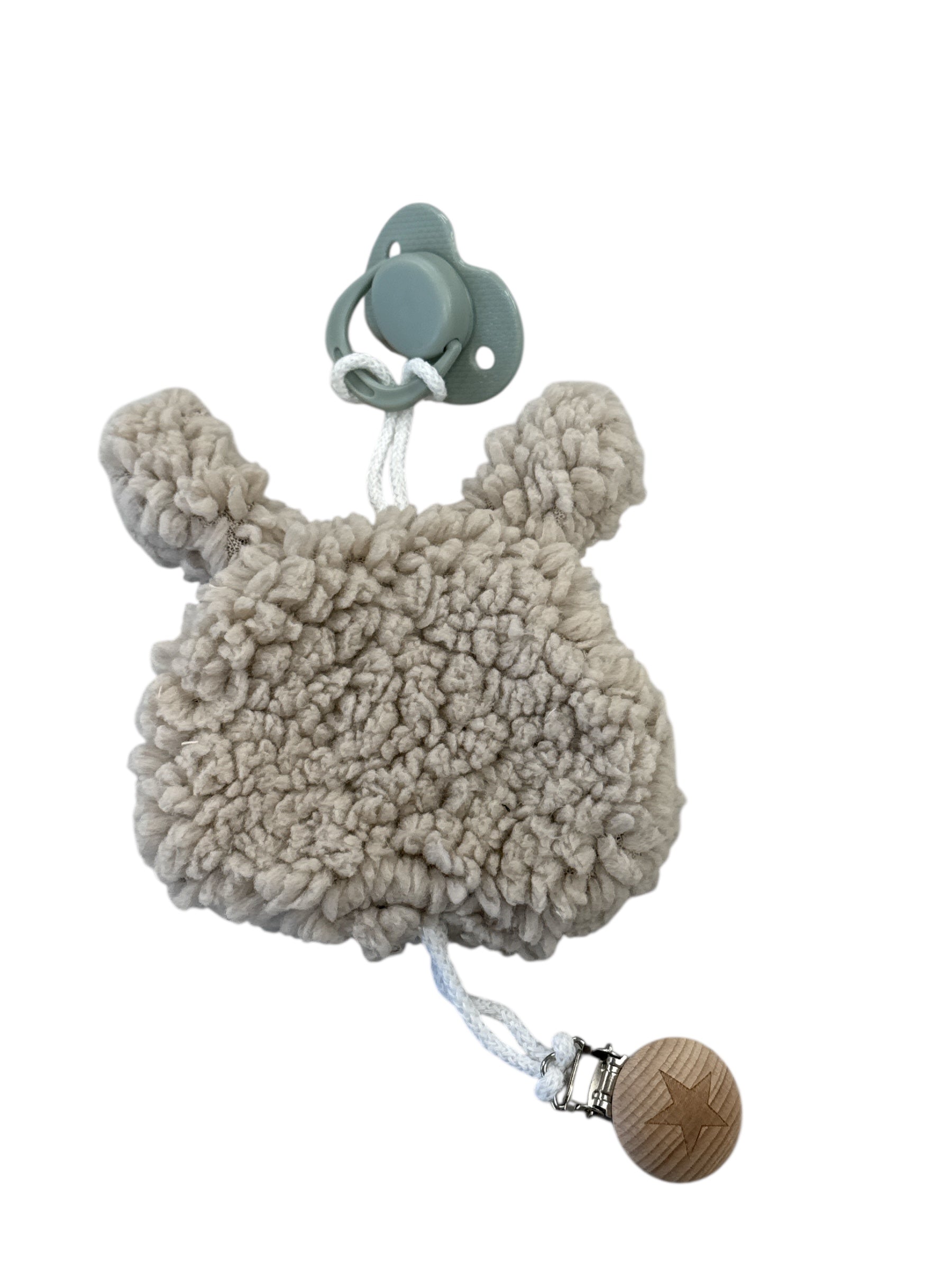 Speendoekje beer Teddy beige