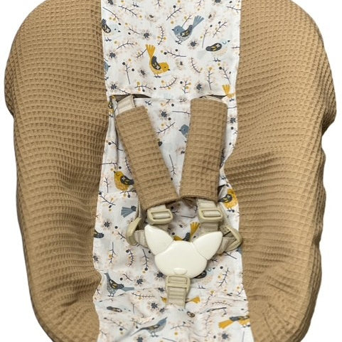 Stokke newborn hoes cognac vogeltjes