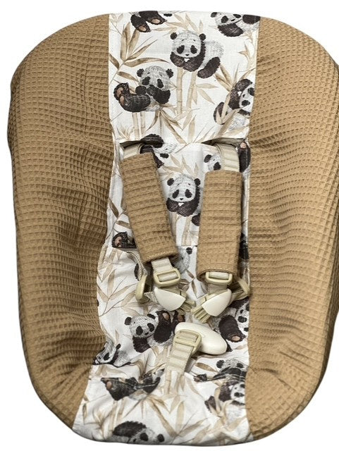 Stokke newborn hoes cognac panda beer beige