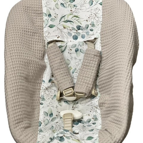 Stokke newborn hoes zand taupe beige takjes