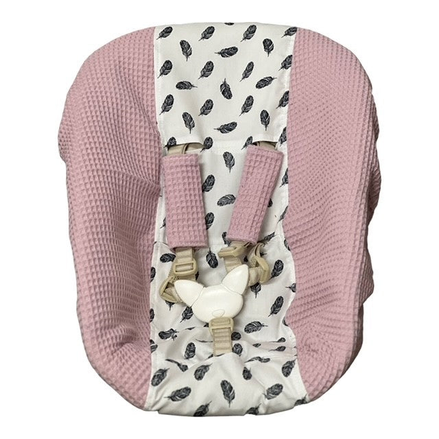 Stokke newborn hoes oud roze dikke veer