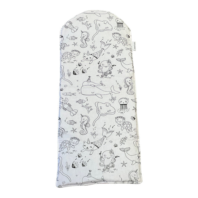 Verschoningsmatje roze zeeleven