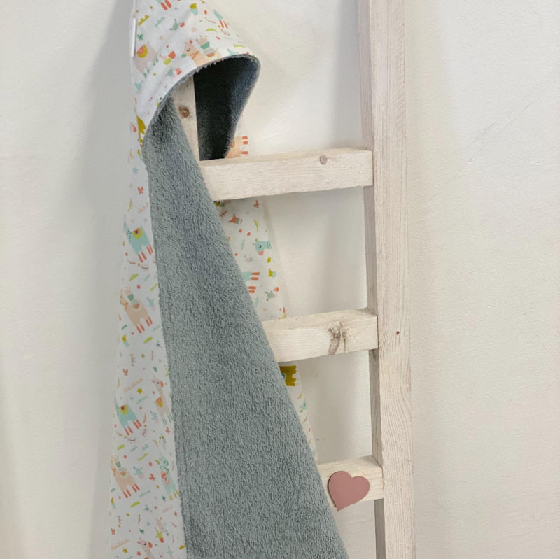 Wikkeldoek oud groen lama