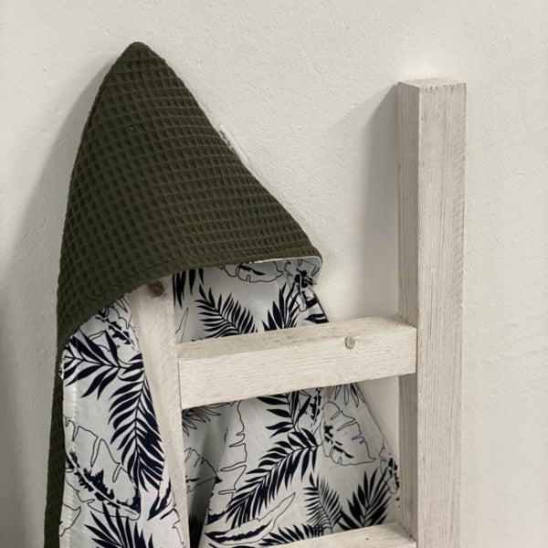 Wikkeldoek legergroen grote bladeren