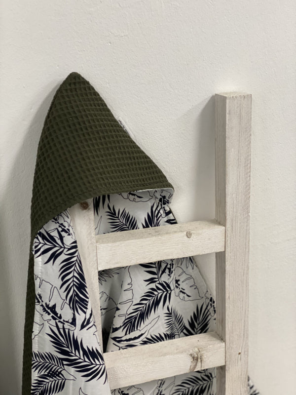 Wikkeldoek legergroen grote bladeren