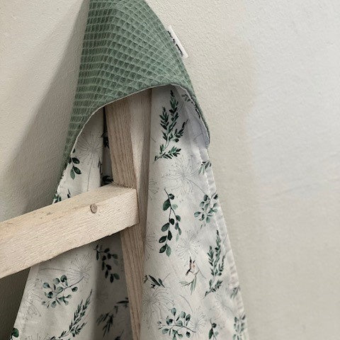 Wikkeldoek oud groen takje vogel