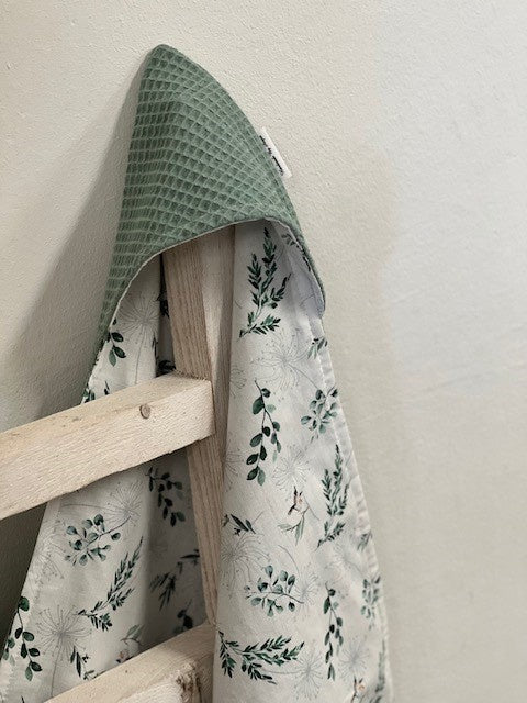 Wikkeldoek oud groen takje vogel