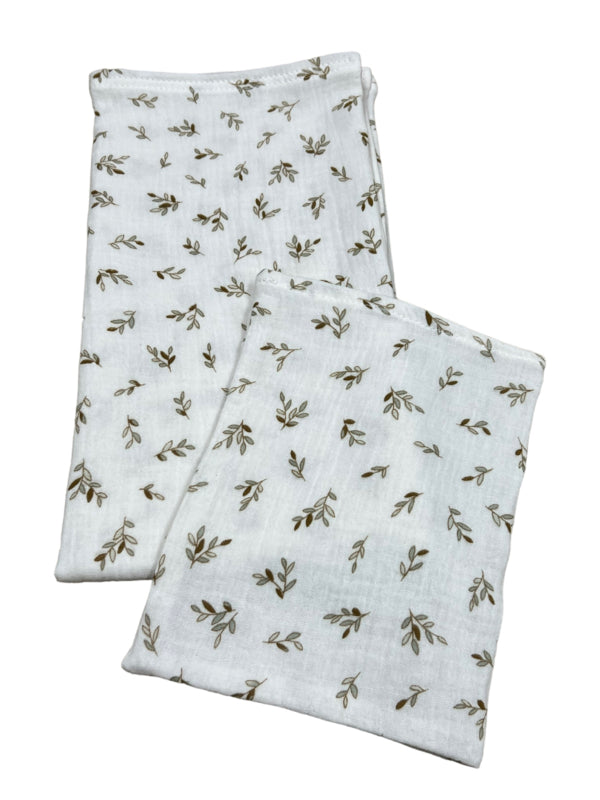 Hydrofiel doek en washandje takjes