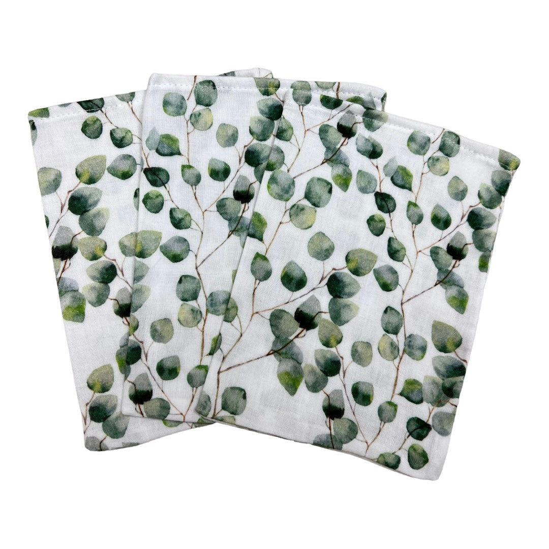 Hydrofiel washandjes groene takjes