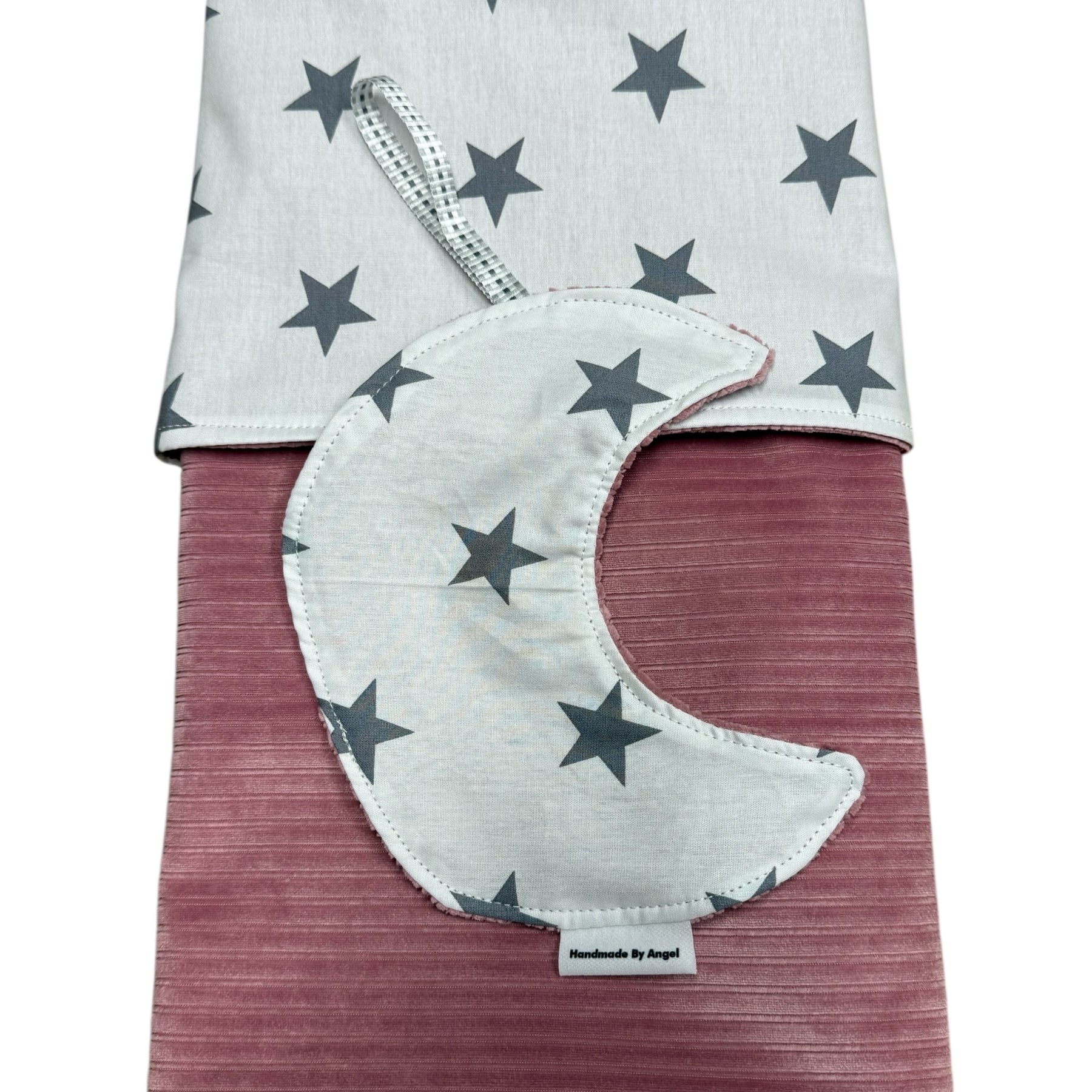 Baby deken kinderwagen deken wieg deken roze rib sterren