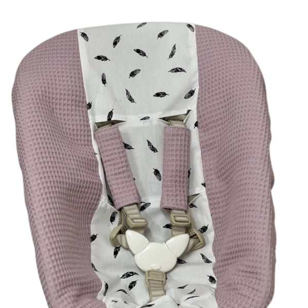 Stokke newborn hoes oud roze kleine veertjes