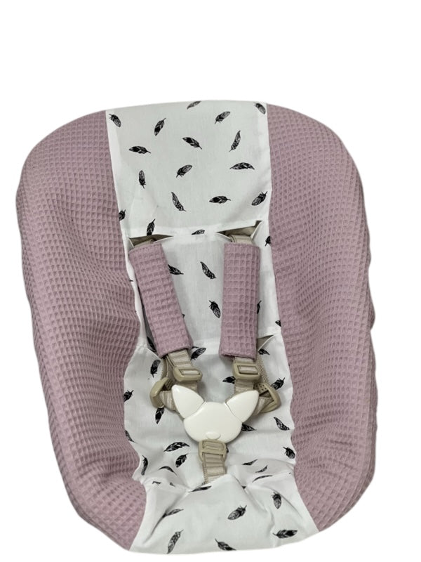 Stokke newborn hoes oud roze kleine veertjes