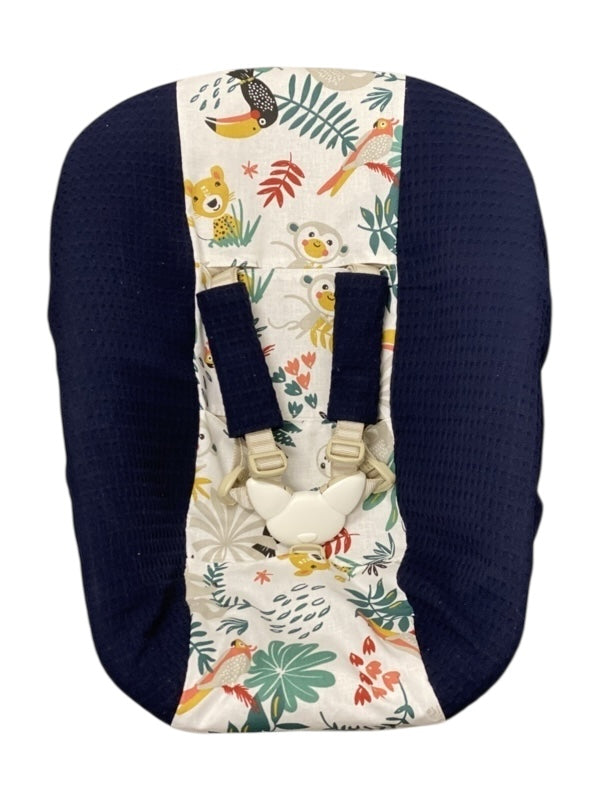 Stokke newborn hoes donker blauw jungle