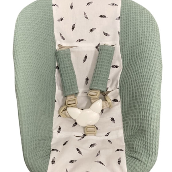 Stokke newborn hoes oud groen kleine veertjes