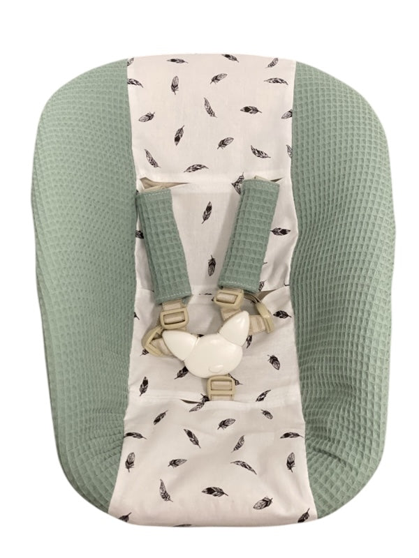Stokke newborn hoes oud groen kleine veertjes