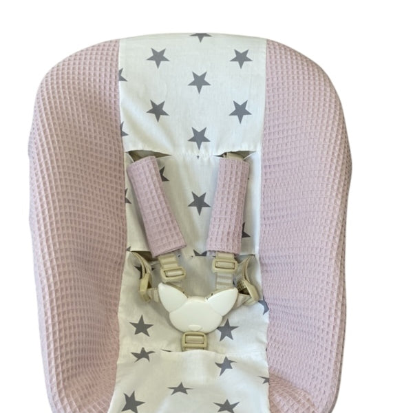 Stokke newborn hoes oud roze grote sterren