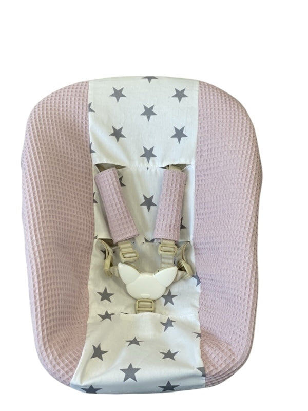Stokke newborn hoes oud roze grote sterren