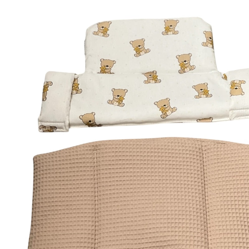 Stokke Tripp Trapp kussen set Teddy beer zand beige