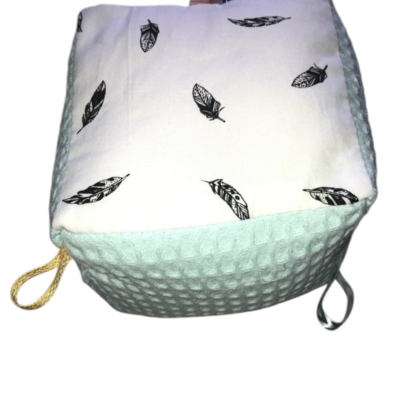 Speel kubus mint kleine veertjes