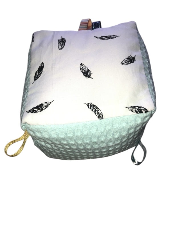 Speel kubus mint kleine veertjes