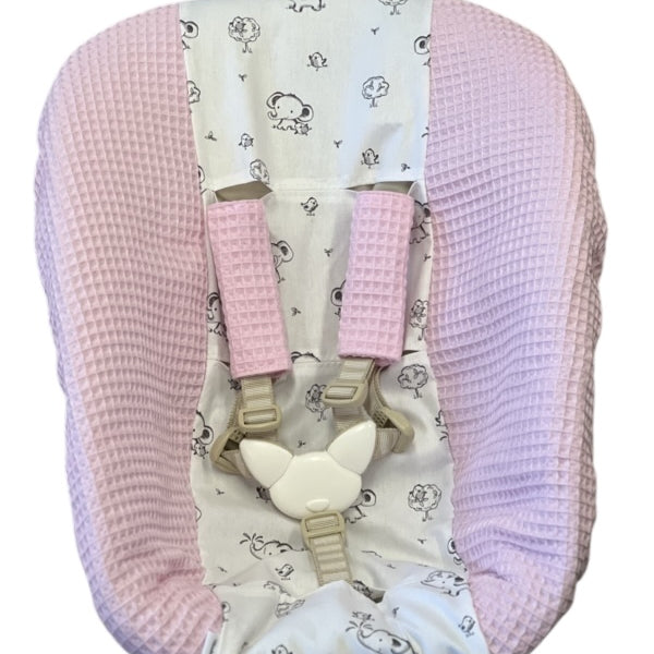 Stokke newborn hoes roze kleine olifantjes