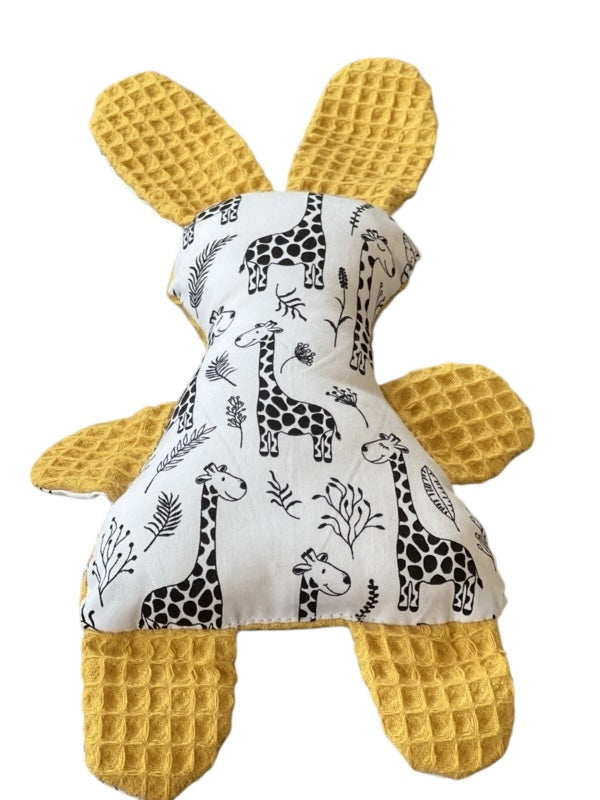 Knuffeltje konijn oker geel giraffe