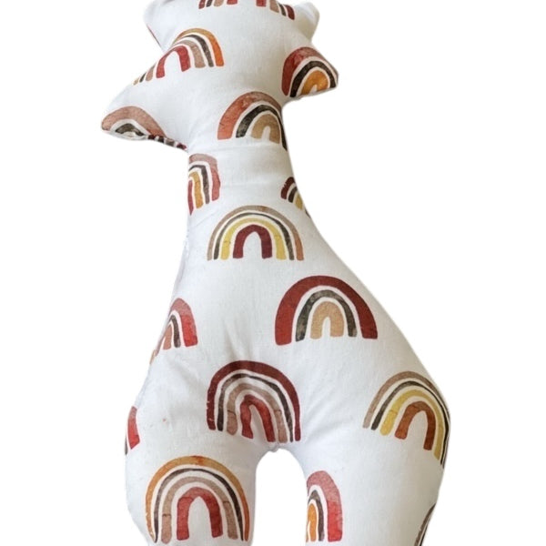 Knuffeltje giraffe regenboogjes