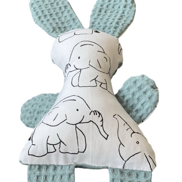 Knuffeltje konijn adriatic blue olifanten