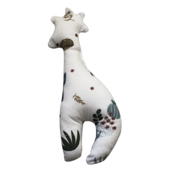 Knuffeltje giraffe gekleurde cactussen