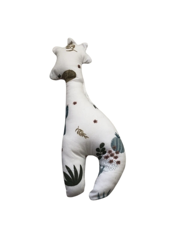 Knuffeltje giraffe gekleurde cactussen