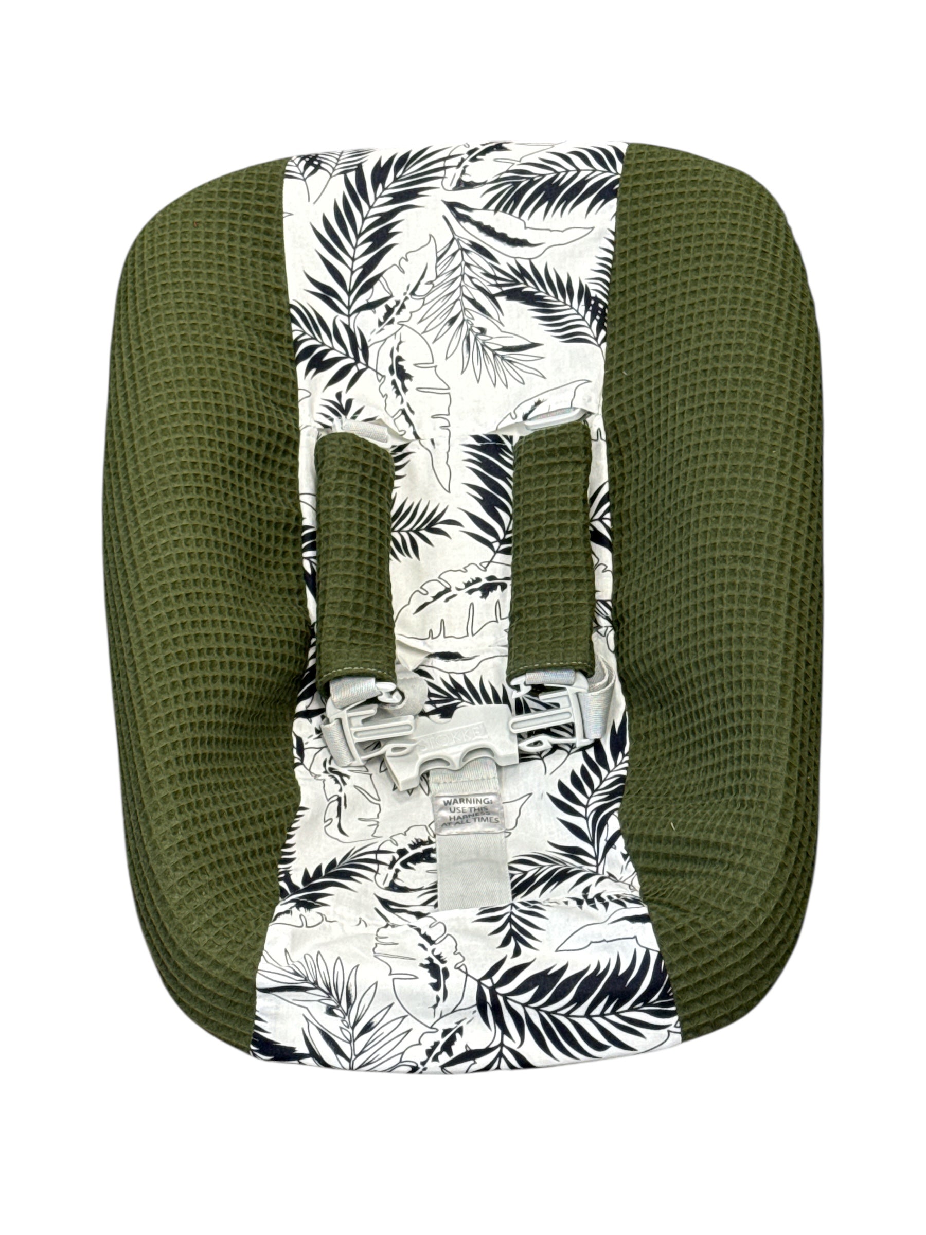 Stokke newborn hoes legergroen grote bladeren