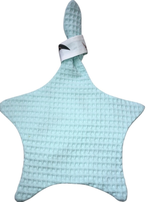 Speendoekje ster mint gekleurde veertjes